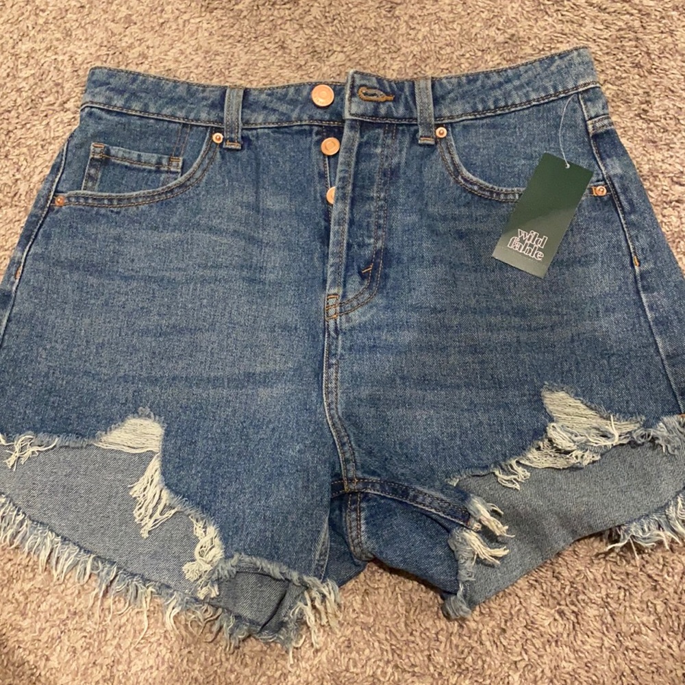 Jean shorts- NWT